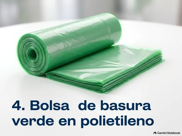 Bolsa basura verde